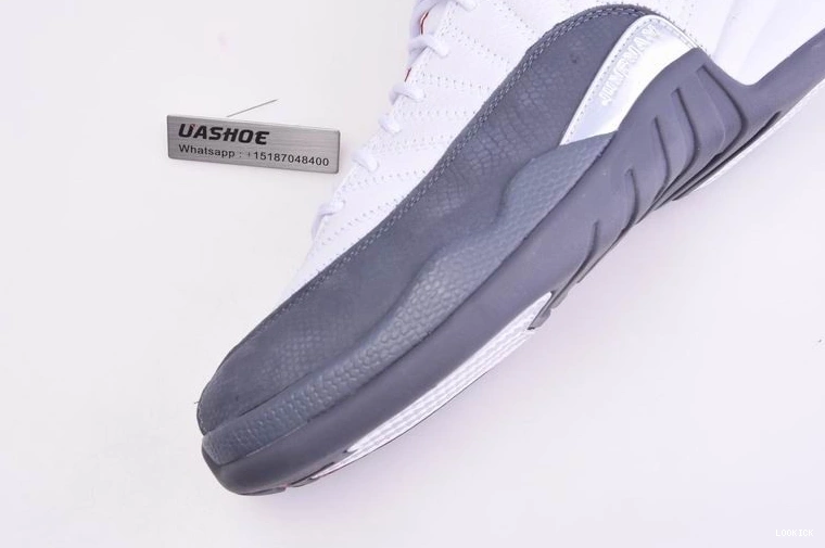 Reps 12 White (GS)  Jordan 153265-160 Retro Grey Dark 0509